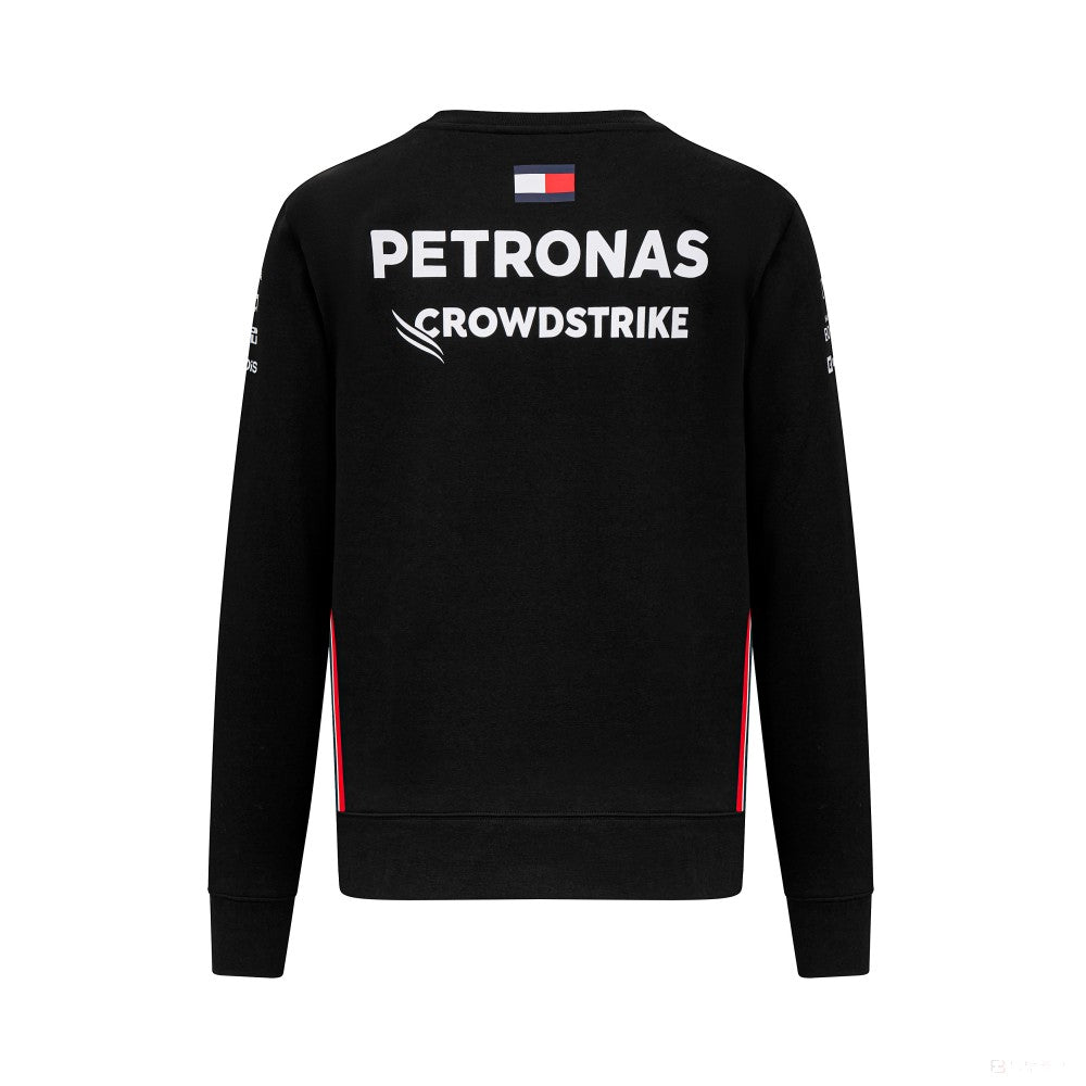 Mercedes Team Crew Sweatshirt, Schwarz, 2023 - FansBRANDS®