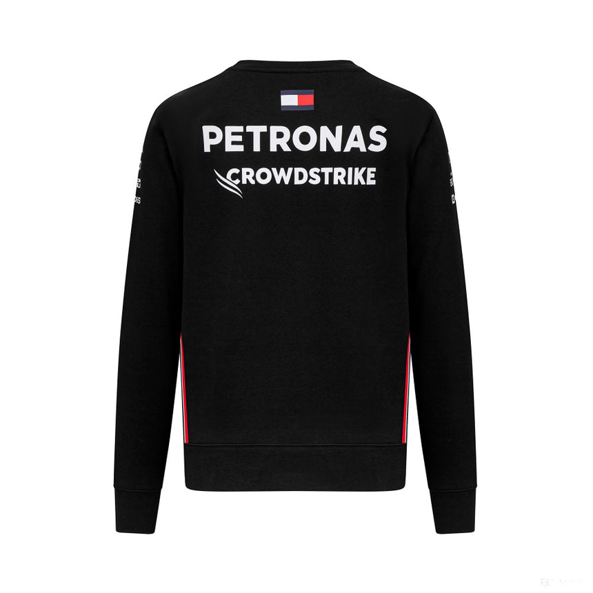 Mercedes Team Crew Sweatshirt, Schwarz, 2023 - FansBRANDS®