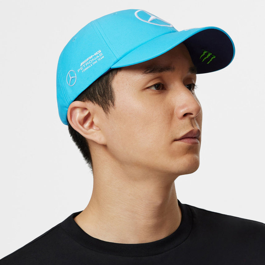 Mercedes Team George Russell Driver Dad Kappe, blau, 2023 - FansBRANDS®