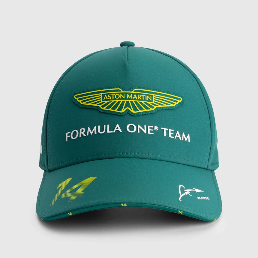 Aston Martin AMF1 Team Kappe Fernando Alonso Grün
