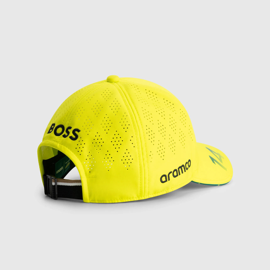 Aston Martin AMF1, team, cap, Fernando Alonso, lime 🔥