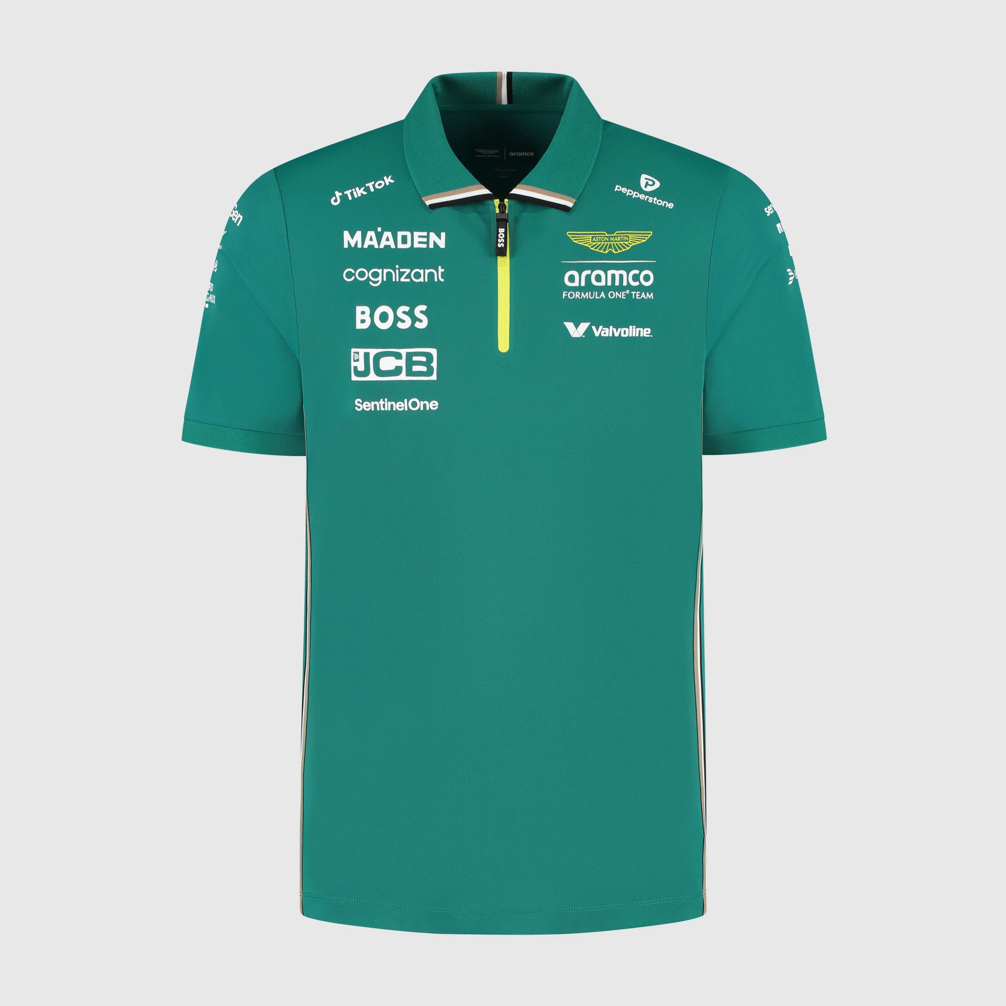 Polo del equipo Aston Martin AMF1, verde 🔥