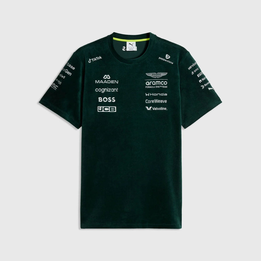Aston Martin T-Shirt 2026, UK Special Edition, PUMA, herren, grün