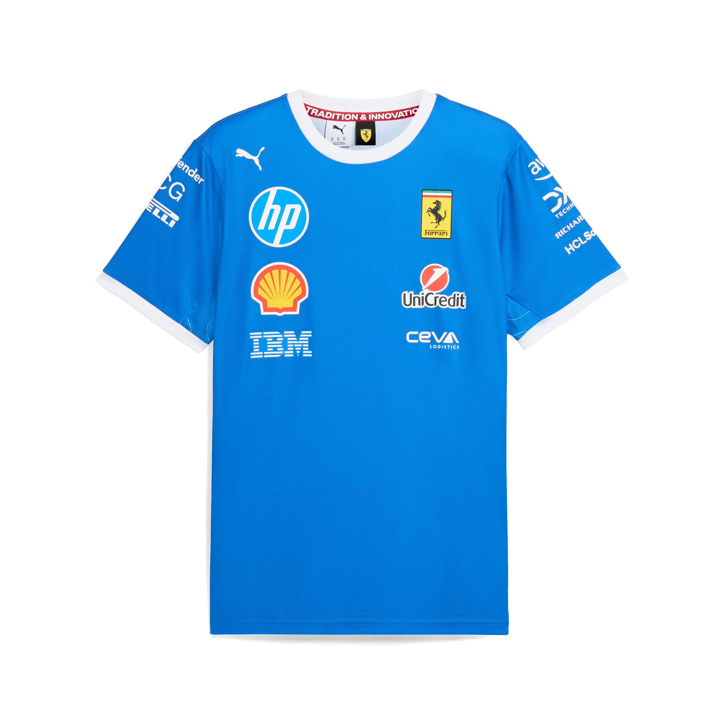 Ferrari Team T-Shirt, Puma, Monza Sonderedition, blau 🔥
