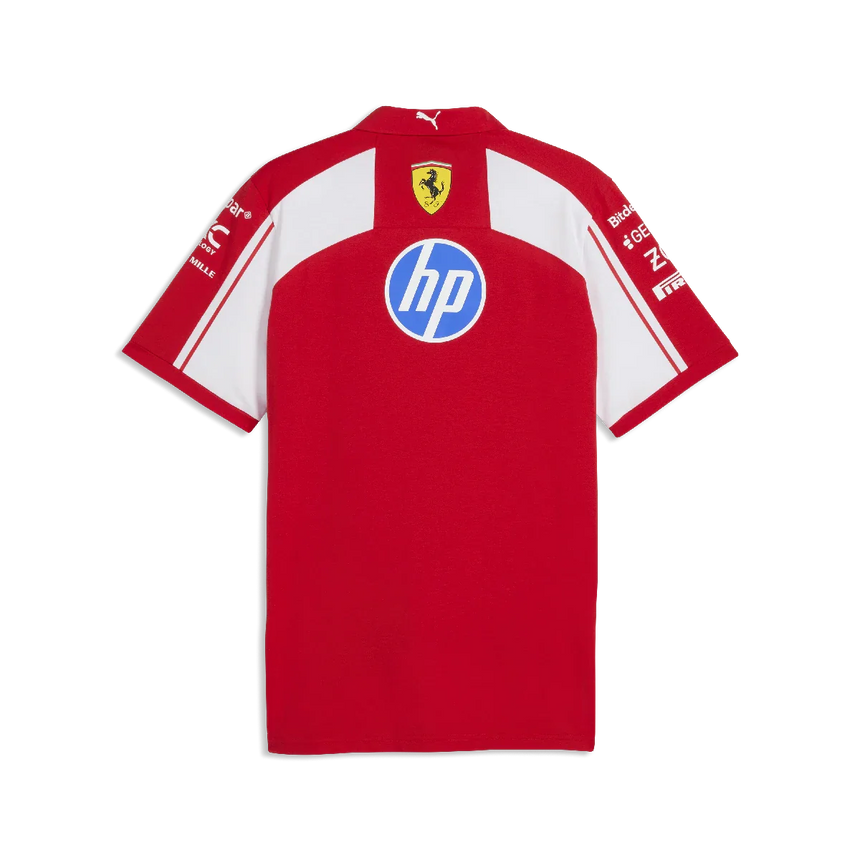 Ferrari-Poloshirt, Team, Puma, rot