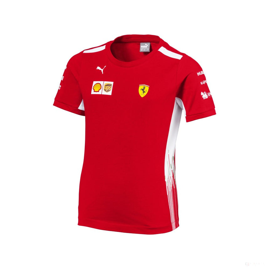 2018, Rot, Ferrari Round Neck Kinder Team T-shirt - FansBRANDS®