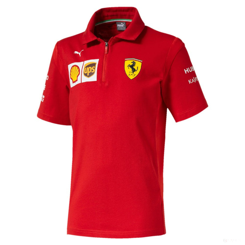 2019, Rot, Puma Ferrari Kinder Team Polo Hemd - FansBRANDS®