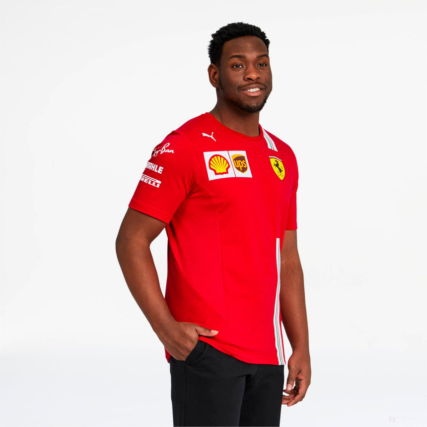 2021, Rot, Puma Ferrari Team T-Shirt - FansBRANDS®