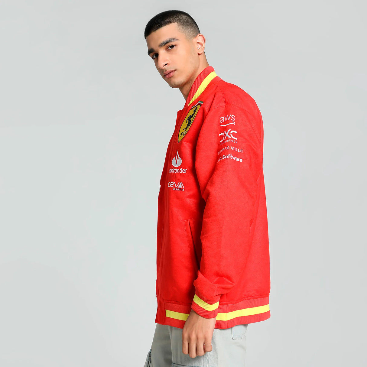 Ferrari jacke, Puma, team, Varsity, rot, 2024