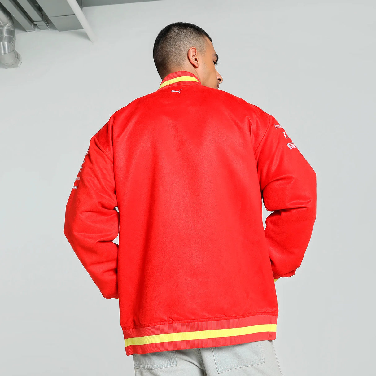 Ferrari jacke, Puma, team, Varsity, rot, 2024