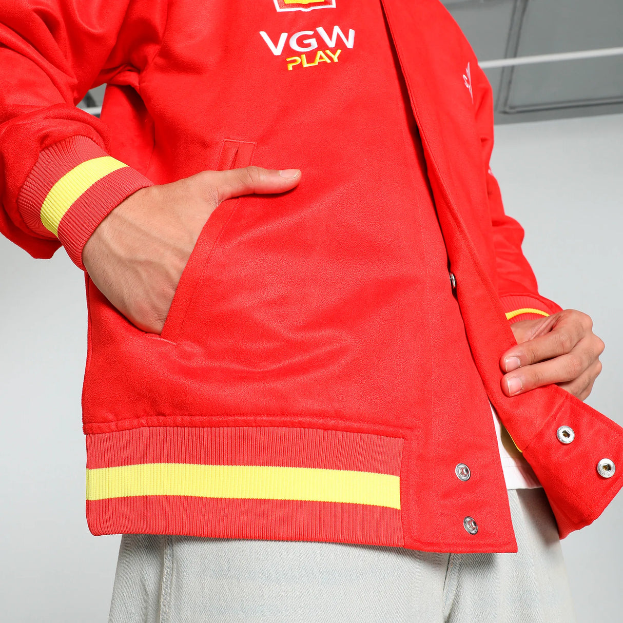 Ferrari jacke, Puma, team, Varsity, rot, 2024