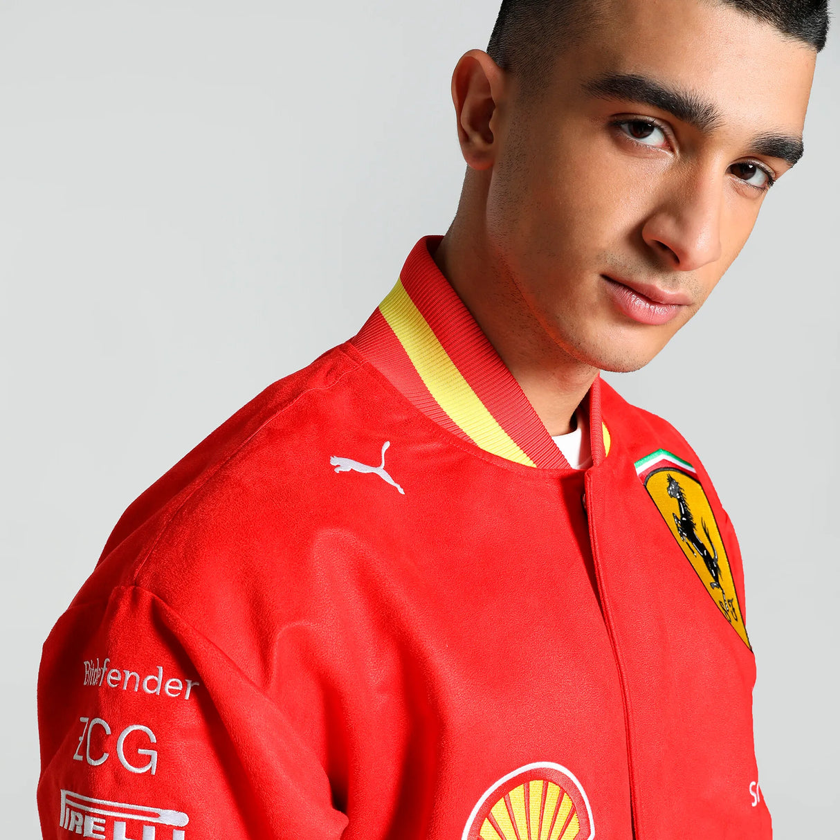 Ferrari jacke, Puma, team, Varsity, rot, 2024