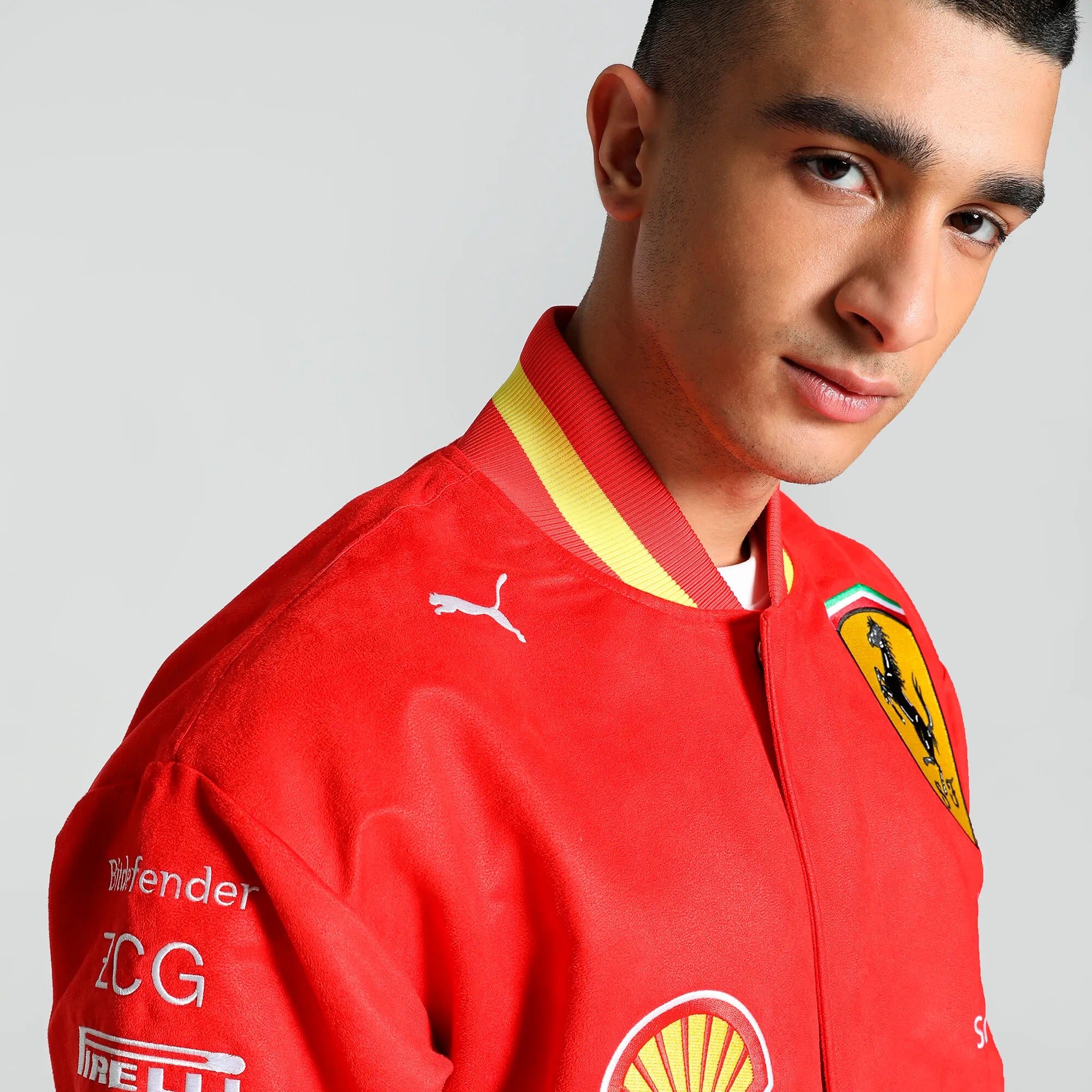 Ferrari jacke, Puma, team, Varsity, rot, 2024