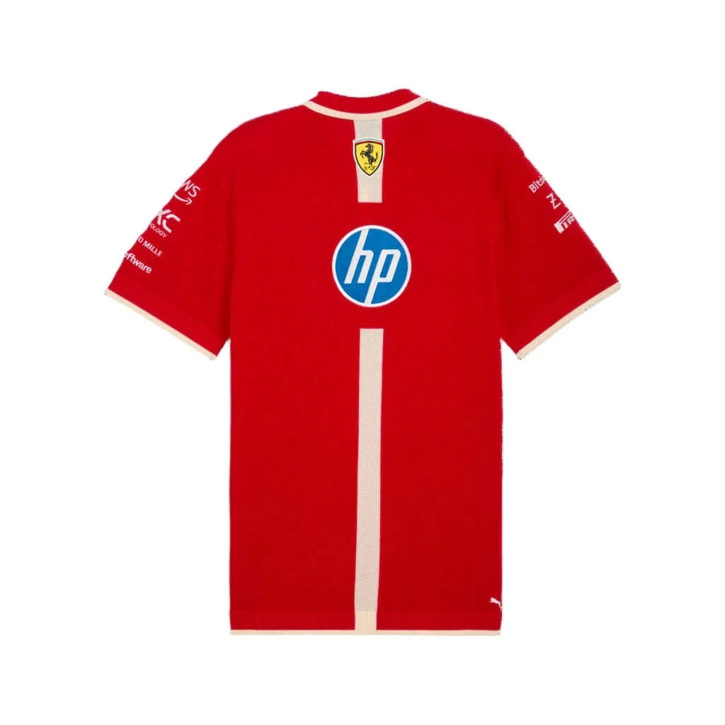 Scuderia Ferrari SE Team gestricktes Poloshirt 🔥
