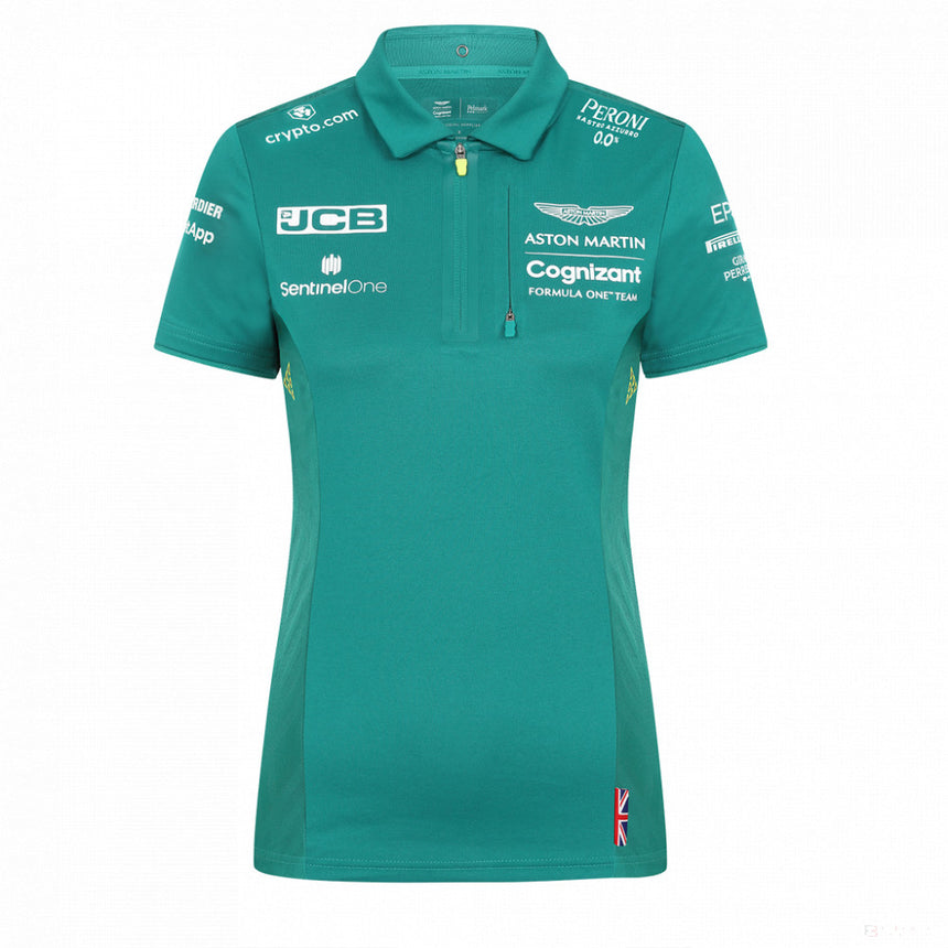 2022, Grün, Damen Aston Martin Team Polo - FansBRANDS®