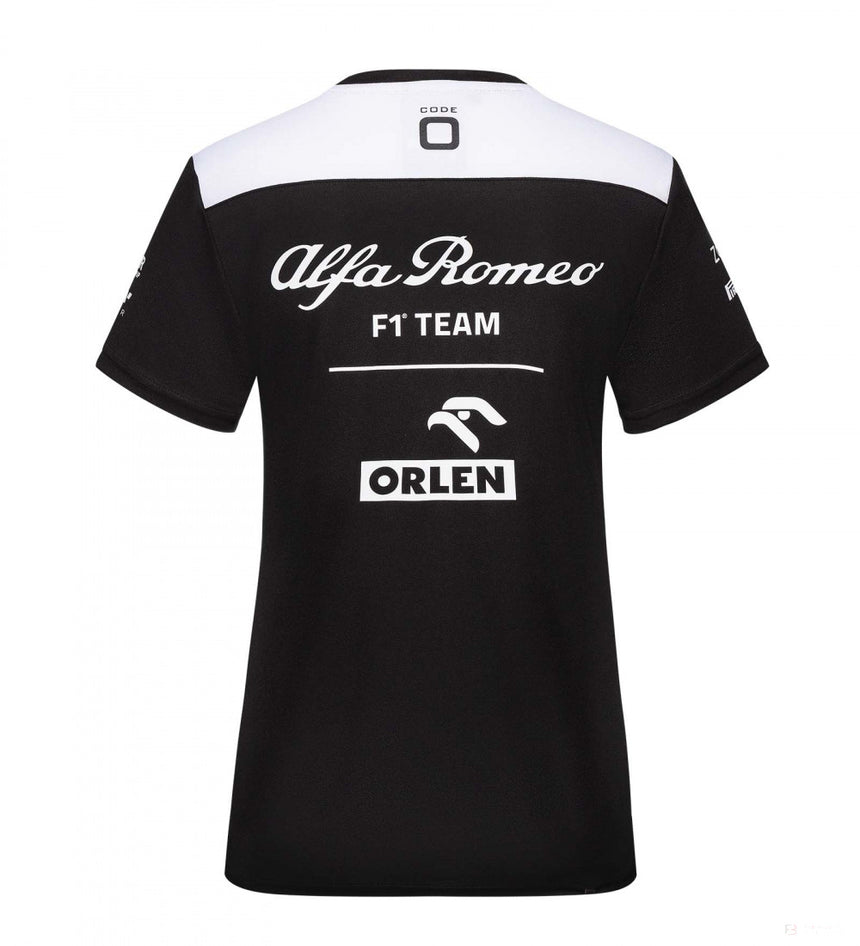 2022, Schwarz, Damen, Alfa Romeo Team T-shirt - FansBRANDS®