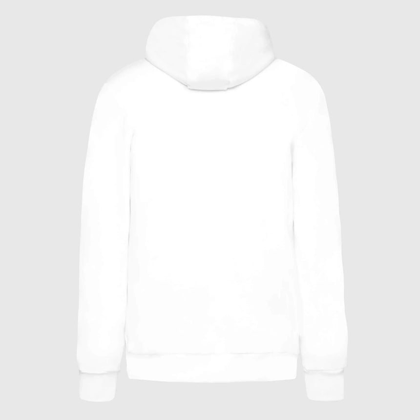 Ayrton Senna Hoodie, Streifen, weiß