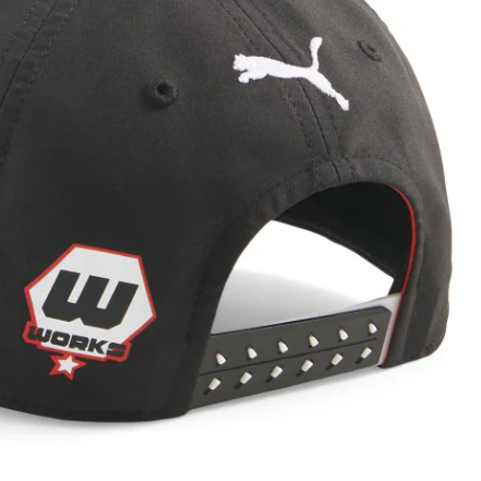 BMW cap, Puma, MMS, flat brim, black