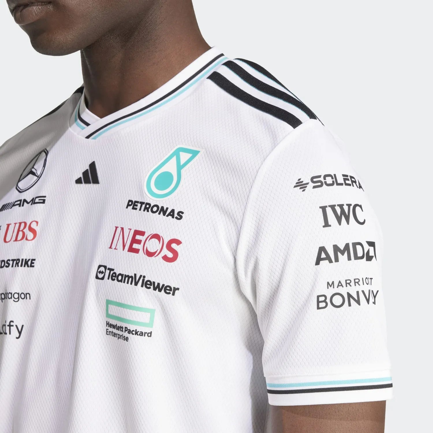 Mercedes Fahrer Kurzarm-T-Shirt 🔥