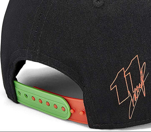 Gorra de béisbol Racing Point Sergio Pérez SP 2019, negra, para adultos