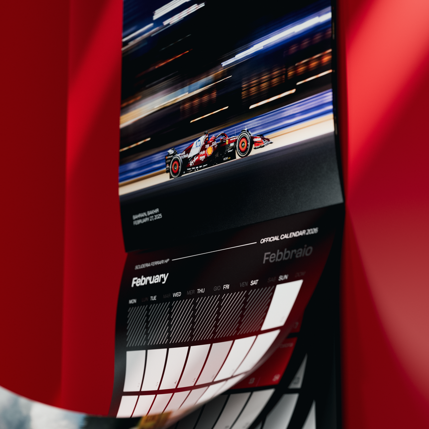 Ferrari offizieller 2026 Kalender, Limitierte Auflage