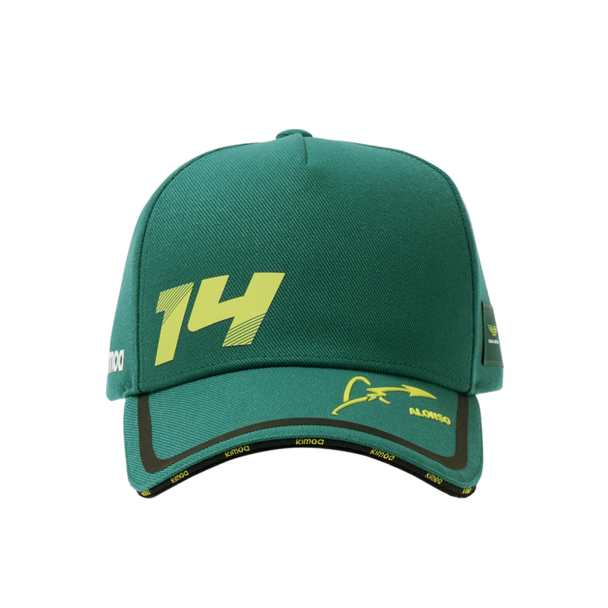 Gorra de Fernando Alonso, Kimoa, tecnología, verde, 2024
