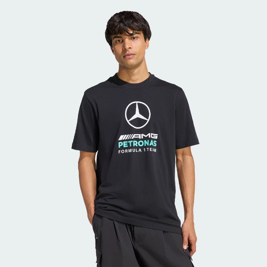 Mercedes Polo, Dna, grafisch, adidas, schwarz, 2026