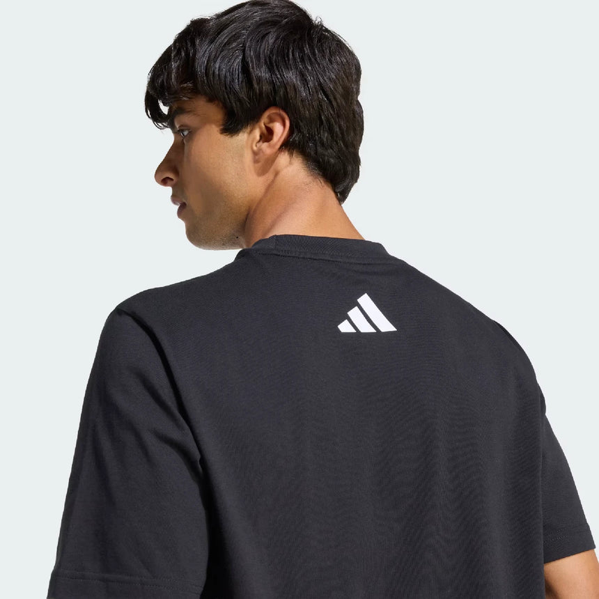 Mercedes Polo, Dna, grafisch, adidas, schwarz, 2026
