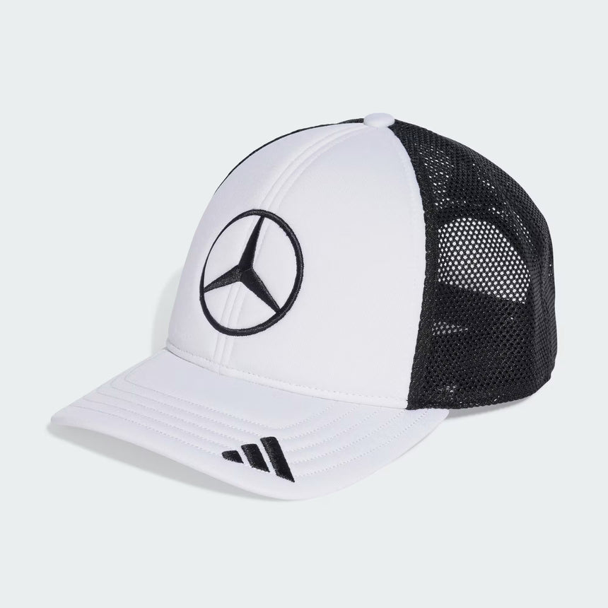 Mercedes Lkw-Mütze, großes Logo, weiß/schwarz 🔥