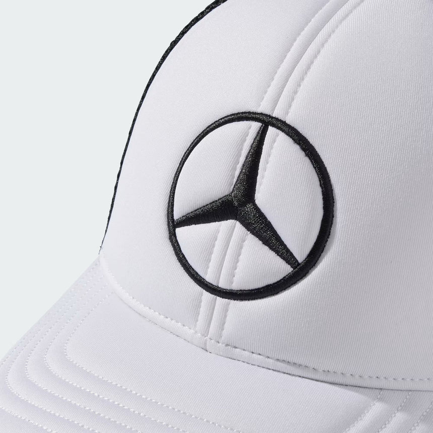 Mercedes Lkw-Mütze, großes Logo, weiß/schwarz 🔥