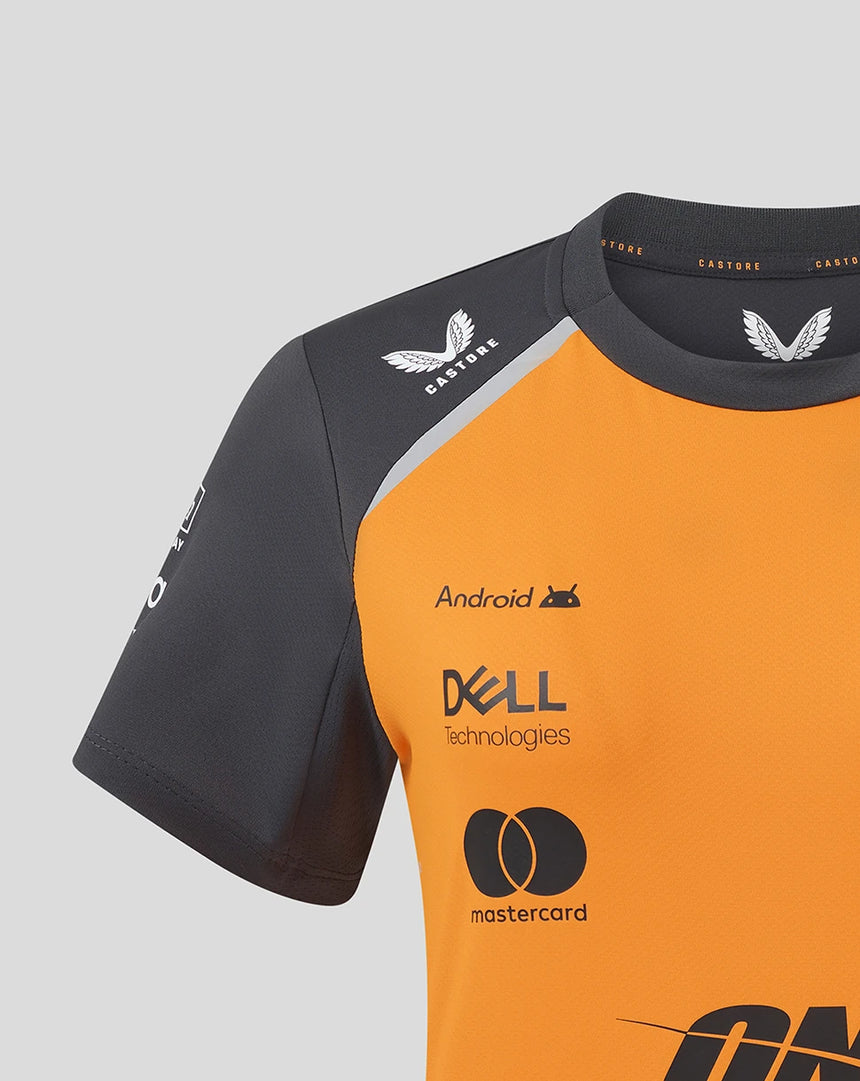 Camiseta de configuración del equipo McLaren F1, Oscar Piastri, para mujer 🔥