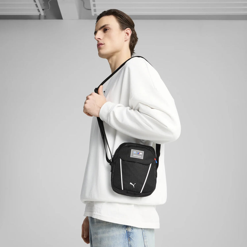 Bolso de hombro BMW MMS, PUMA, Negro