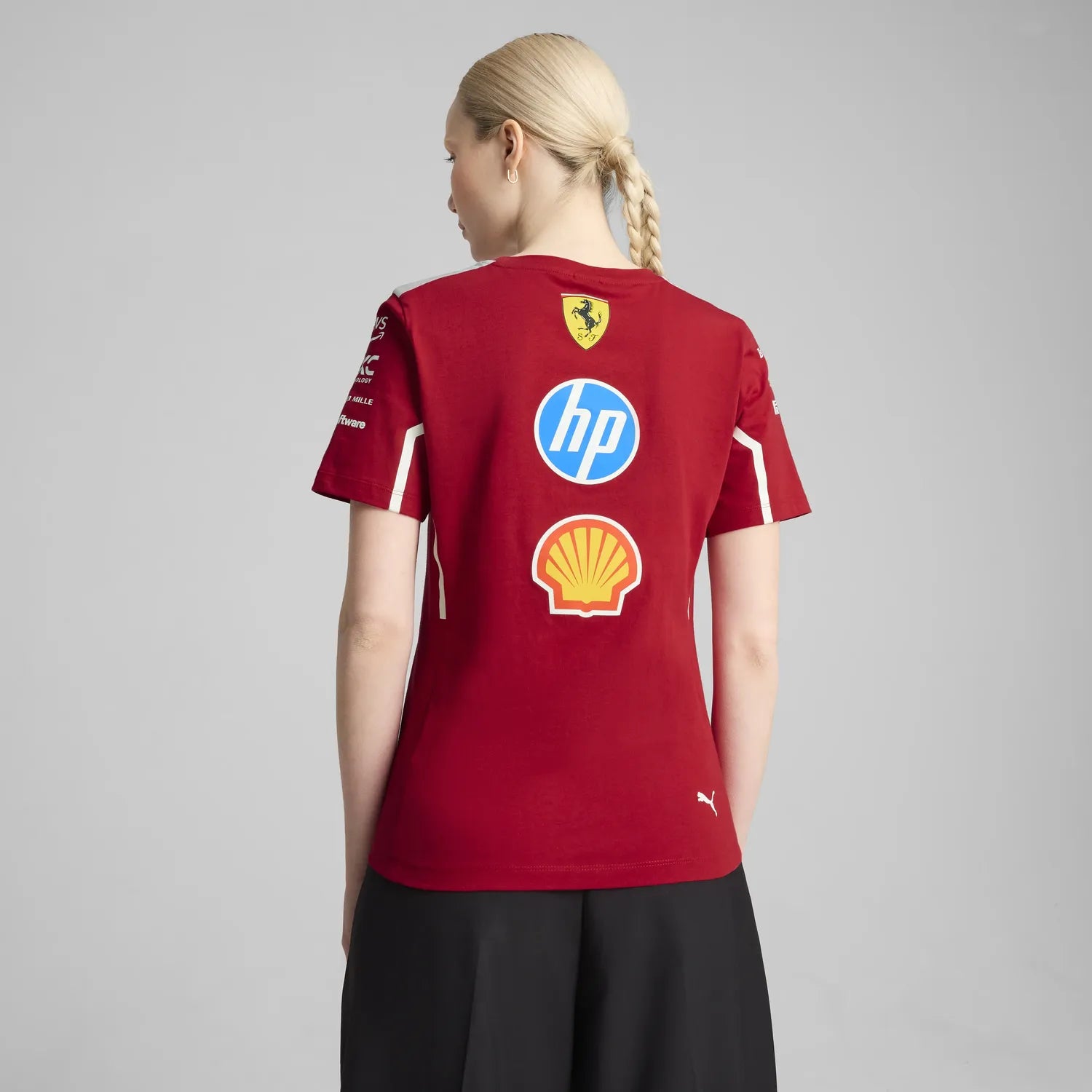 Scuderia Ferrari Team Damen Rundhals-T-Shirt 🔥