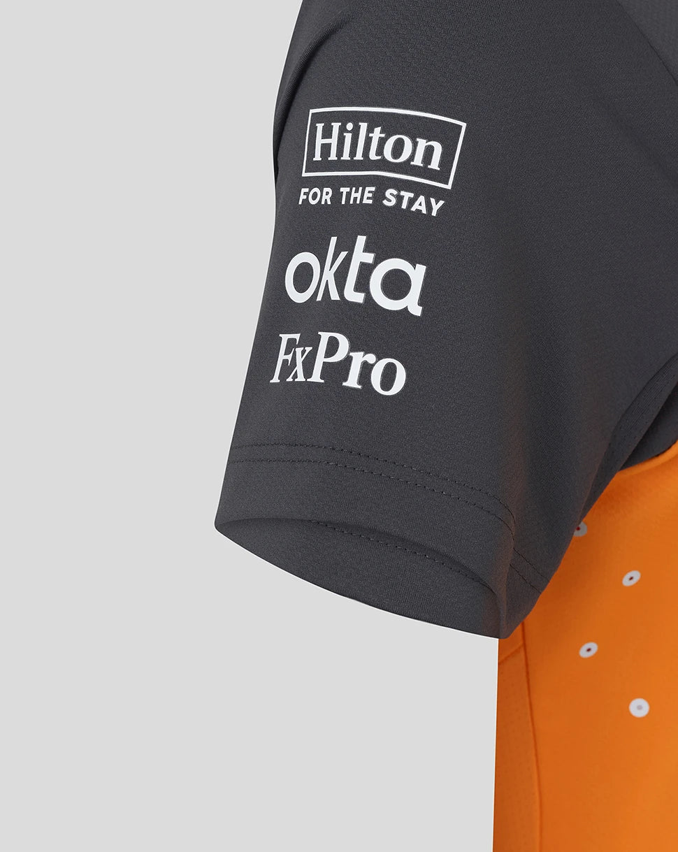 Camiseta de configuración del equipo McLaren F1, Oscar Piastri, para mujer 🔥