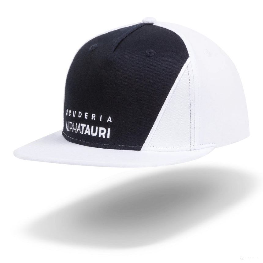 Alpha Tauri Team Flatbrim kappe, Adult, Weiß, 2021 - FansBRANDS®