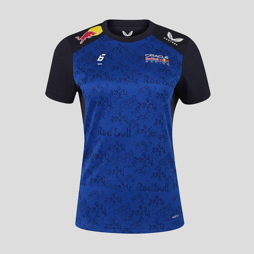 Red Bull T-Shirt, Team, Isack Hadjar, Damen, Blau, 2026