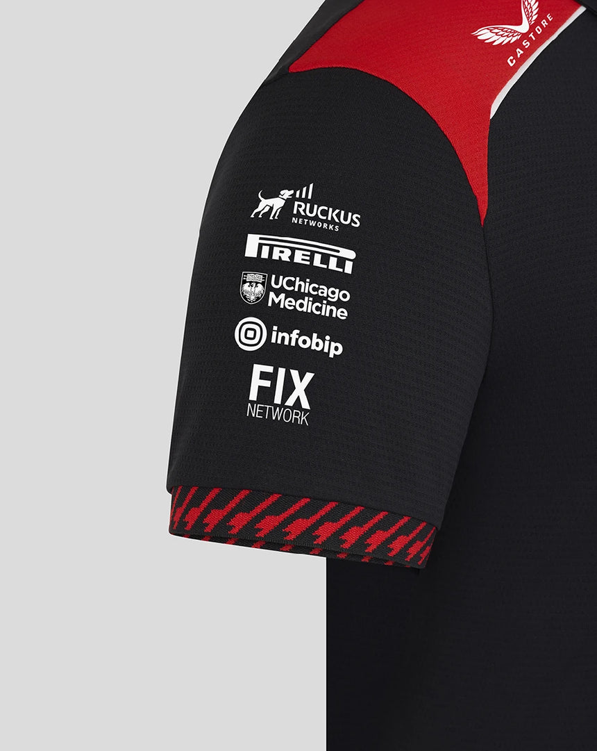 Haas F1 T-Shirt, Team, Damen, Schwarz, 2026