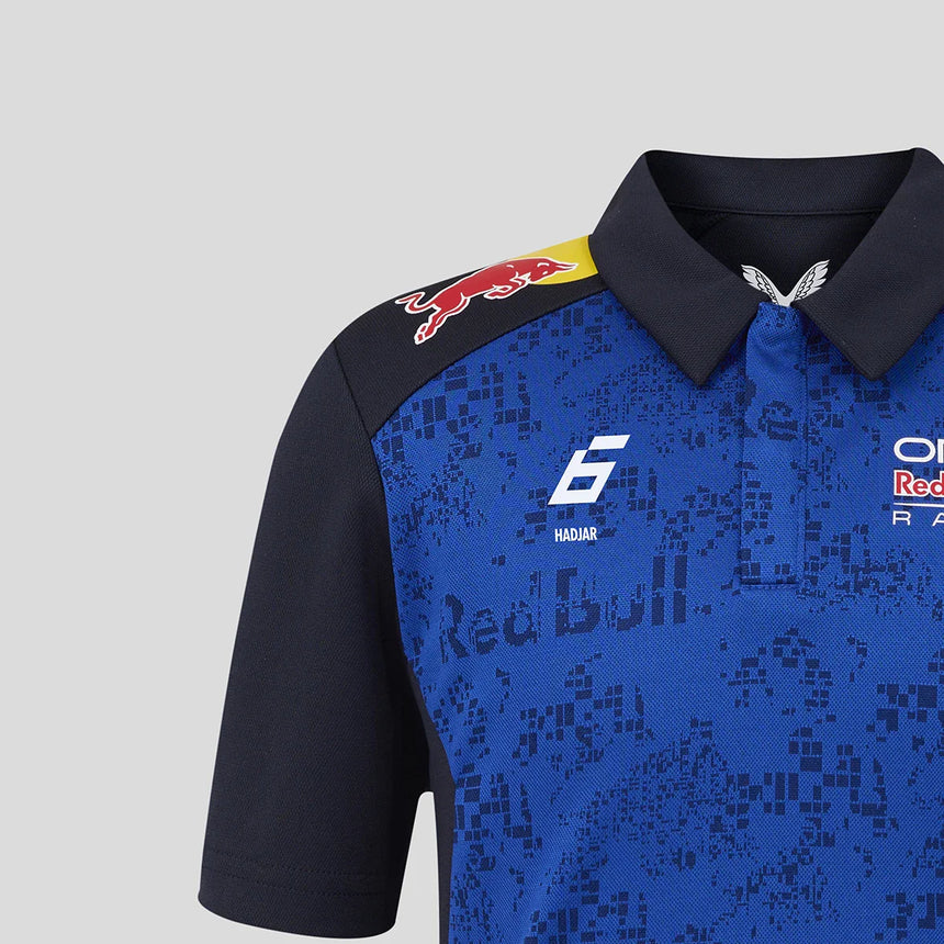 Red Bull Polo, Team, Isack Hadjar, Kinder, Blau, 2026