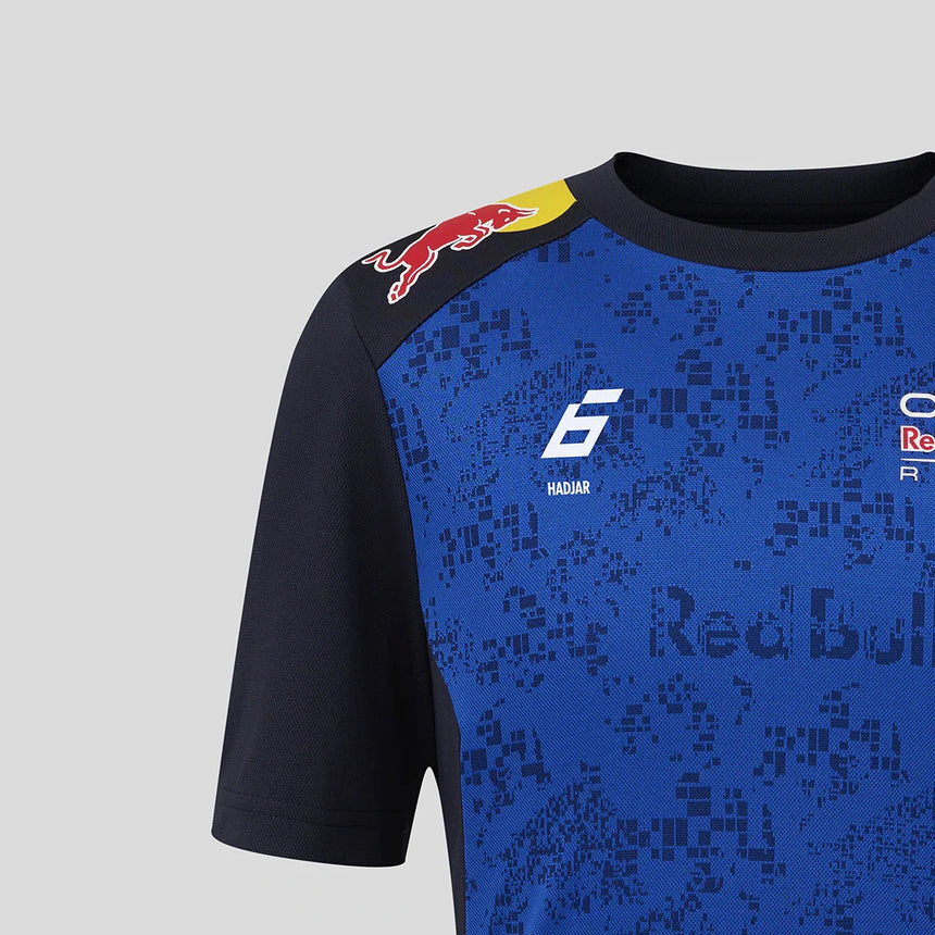 Red Bull T-Shirt, Team, Isack Hadjar, Kinder, Blau, 2026