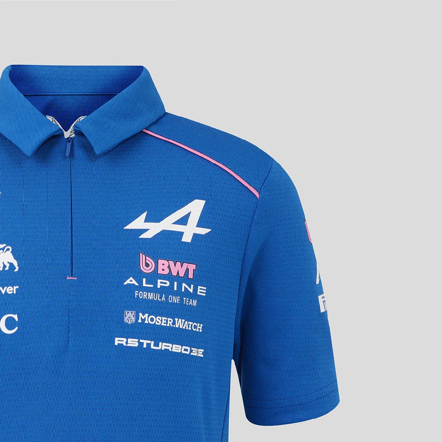 Alpine Polohemd, Team, Kids, Blau, 2026