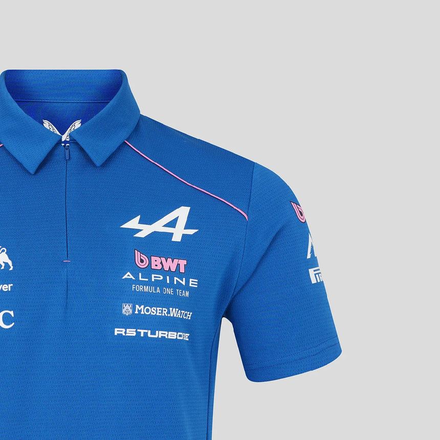 Alpine Polohemd, Team, Blau, 2026