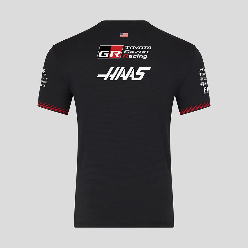Haas F1 T-Shirt, Team, schwarz