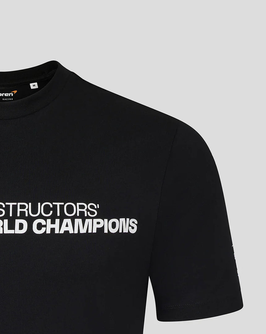 McLaren T-Shirt, Konstrukteurs-Weltmeister, 2025, schwarz 🔥
