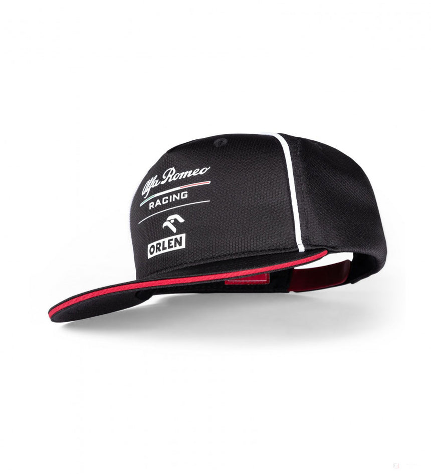 Alfa Romeo Team Flatbrim kappe, Adult, Schwarz, 2021 - FansBRANDS®