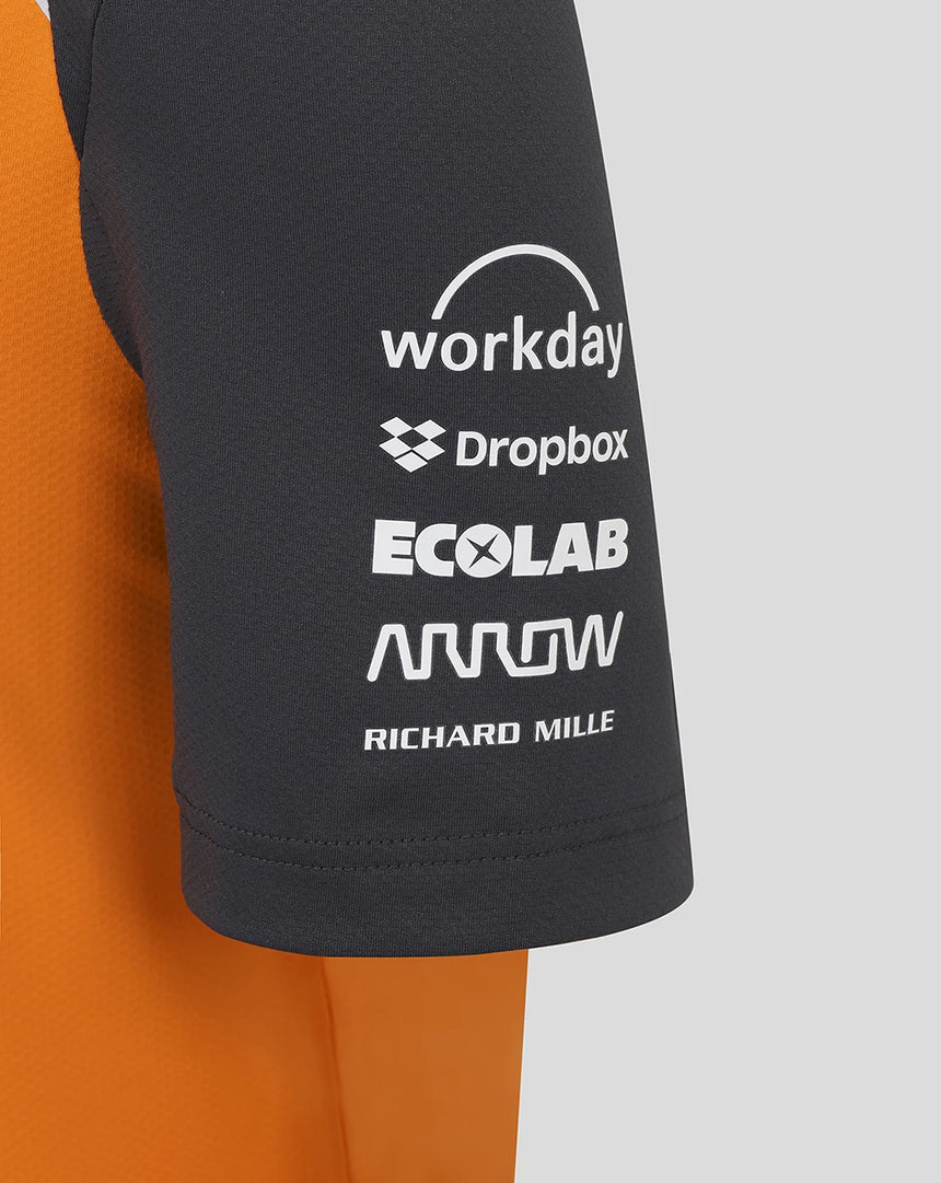 Camiseta infantil con la configuración del equipo McLaren F1