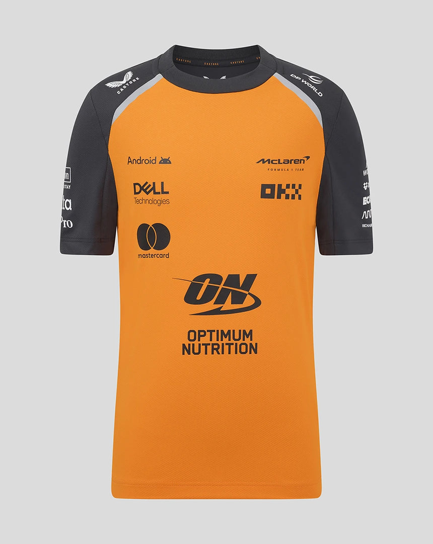 Camiseta infantil con la configuración del equipo McLaren F1