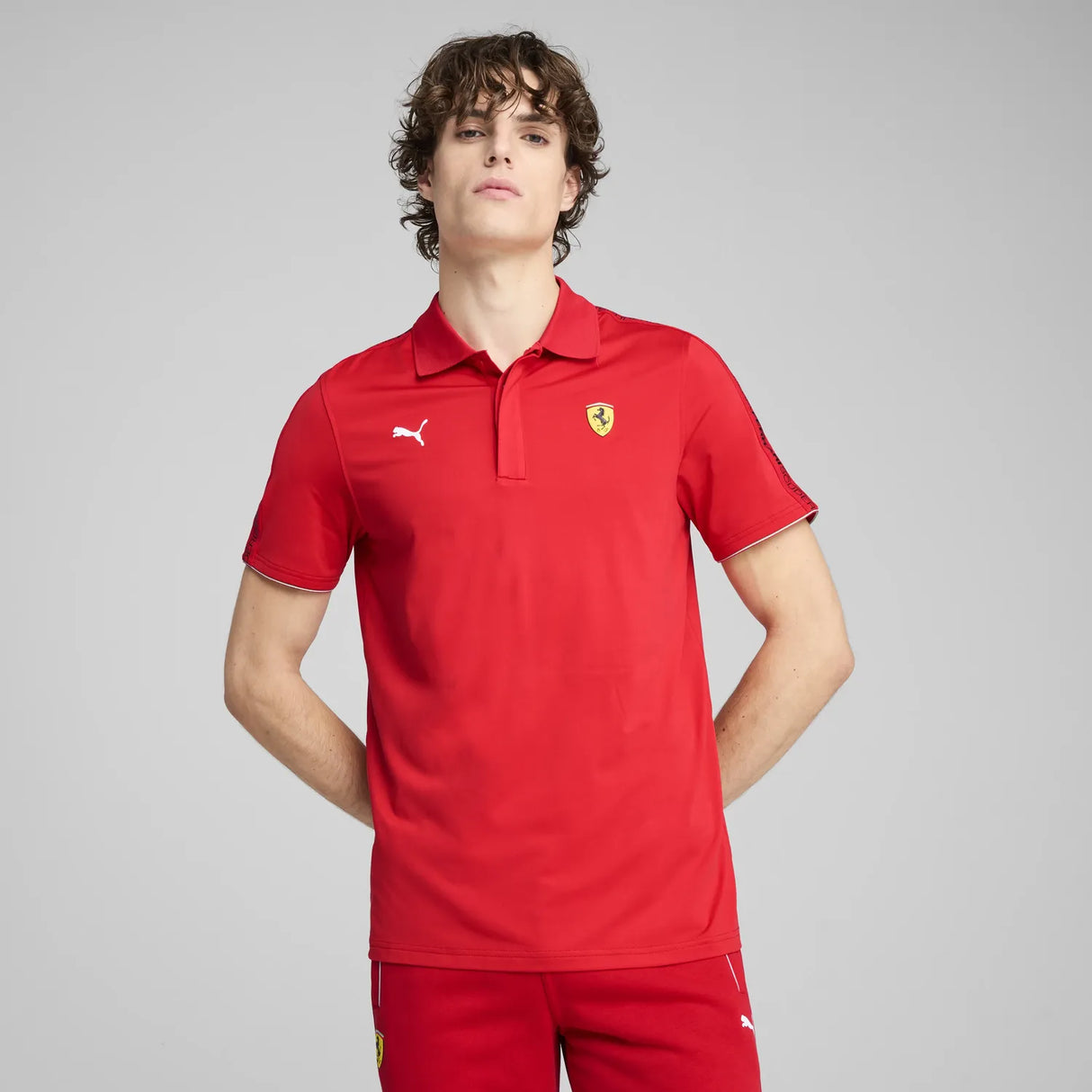 Ferrari Race Polohemd - Rot 🔥
