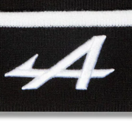 Gorro Alpine, New Era, rayas, negro