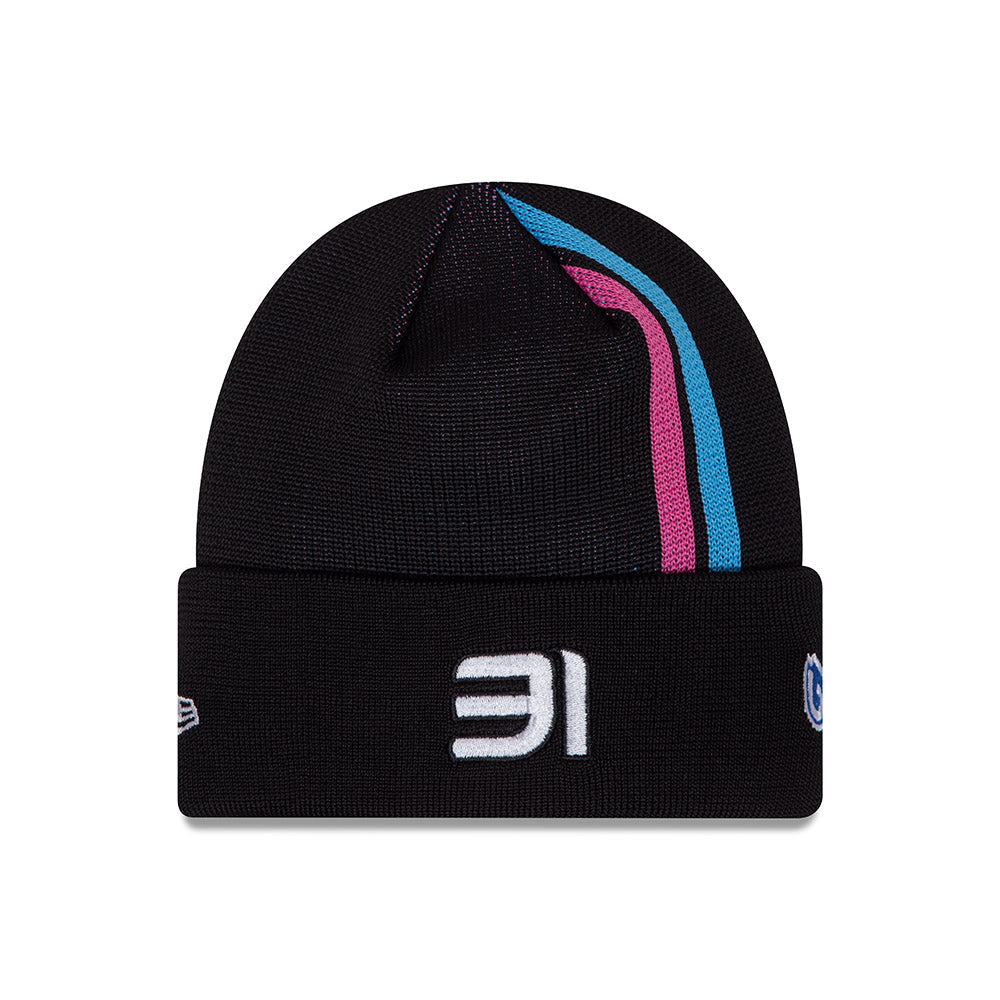 Alpine hat, NEW ERA, Esteban Ocon, hat, children, black, 2024
