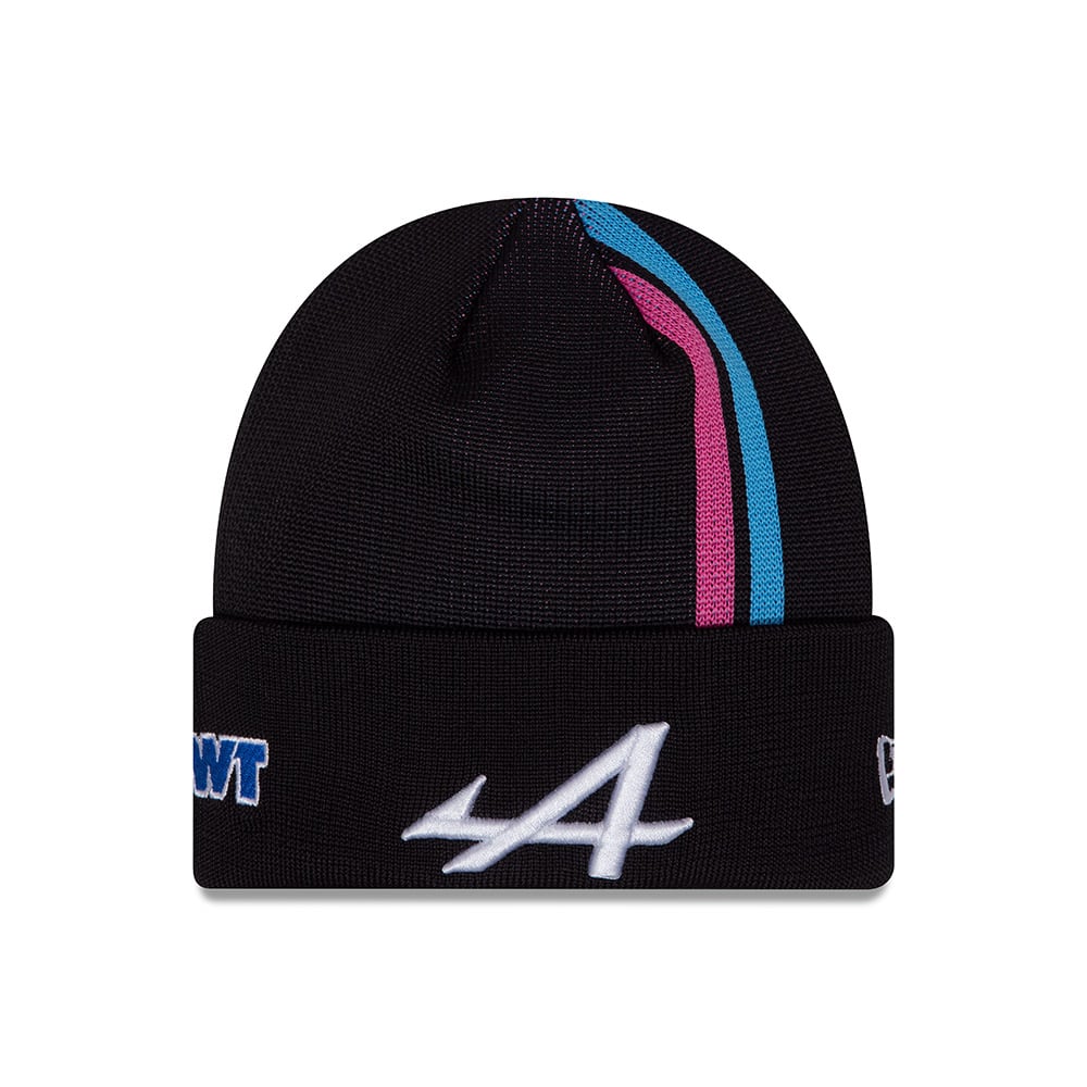 Alpine hat, NEW ERA, Esteban Ocon, hat, children, black, 2024